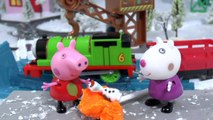 Peppa Pig Play Doh Surprise Eggs Lollipops Cars Thomas The Train Princess Mermaid Frozen Toys