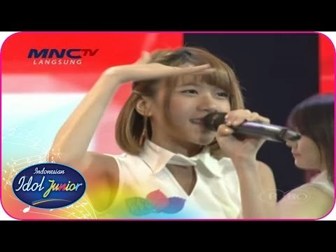 CHERRYBELLE - DIAM DIAM SUKA (Cherrybelle) - Spektakuler Show 9 - Indonesian Idol Junior