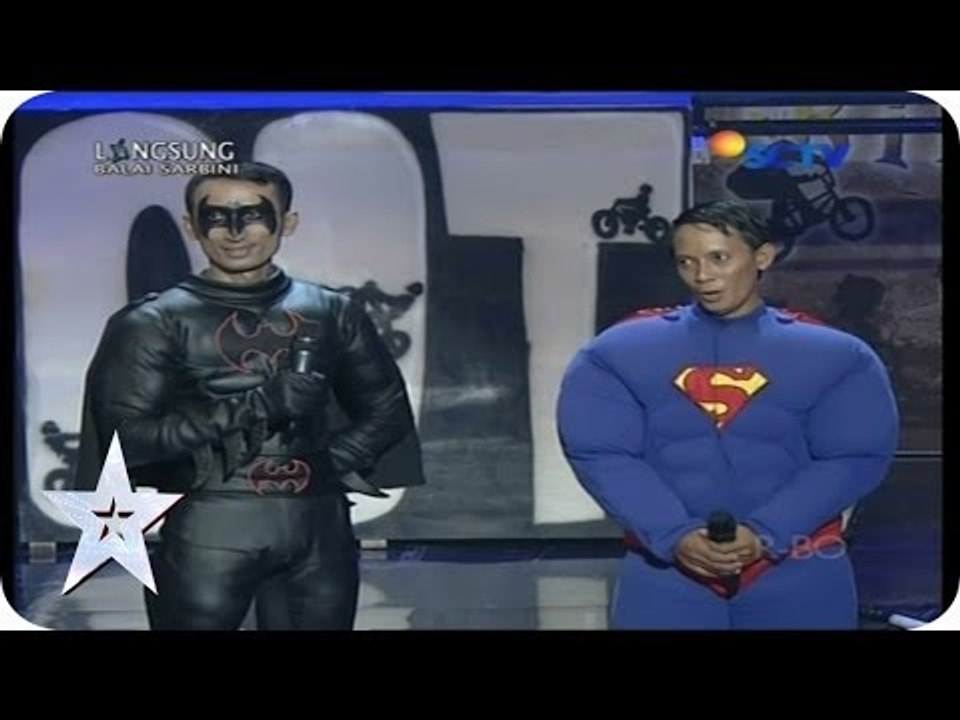 Superman and Robin doing Bike Tricks! - Bandung Bike Trial - SEMIFINAL 3 - Indonesia's Got Talent