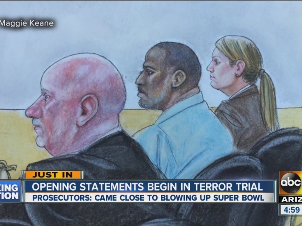 Opening statements begins in terror trial