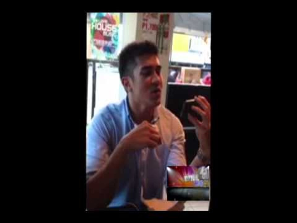 BEHIND THE SCENES : Luis Manzano Live Singing Part 2