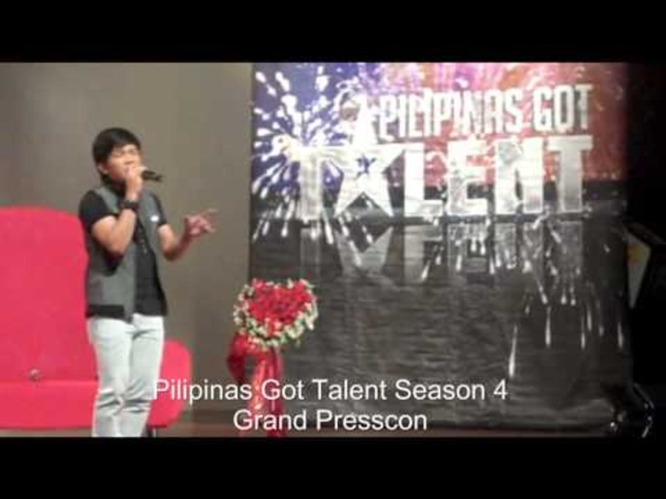 Jovit Baldivino at PILIPINAS GOT TALENT Grand Presscon