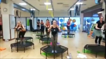 Jumping fitness gone wild