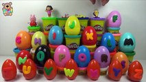 26 PlayDoh Alphabet Surprise eggs Learning the Alphabet with Play-Doh! ᴴᴰ ❤️