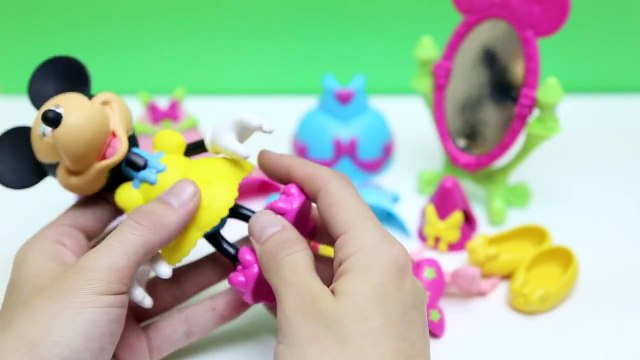 Minnie Mouse Play Doh Dress Gown Prom Dress Mickey Mouse Clubhouse Disney Junior Toys Review