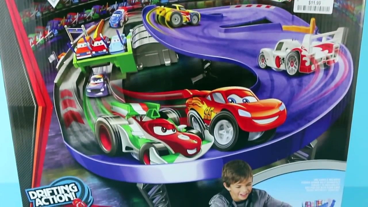 Micro Drifters Motorized Super Speedway DisneyCarToys Disney Pixar Cars 2 McQueen Rip Clutchgoneski