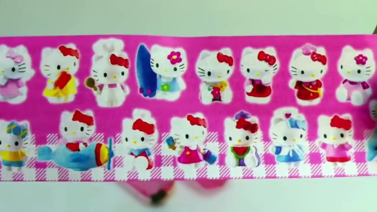 Surprise eggs Unboxing Hello Kitty Toys Huevos Chocolate Kinder Sorpresa egg