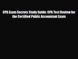 PDF CPA Exam Secrets Study Guide: CPA Test Review for the Certified Public Accountant Exam
