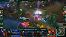 ® Top 10 Moments _ NA _ EU LCS Spring Week 5 [S6] (League of Legends)