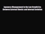 [PDF] Japanese Management in the Low Growth Era: Between External Shocks and Internal Evolution