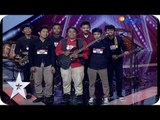 Jazz Fussion Traditional and Magic Trick - Shine & Tora - AUDITION 8 - Indonesia's Got Talent [HD]