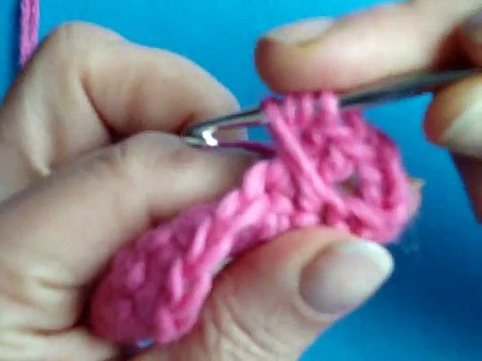 Вязание крючком - Урок 75 - Перекрещенные элементы 3