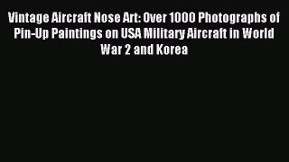 Read Vintage Aircraft Nose Art: Over 1000 Photographs of Pin-Up Paintings on USA Military Aircraft
