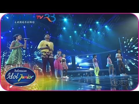 ALL JUNIORS - ESOK KAN BAHAGIA (D'Masiv) - Spektakuler Show 4 - Indonesian Idol Junior