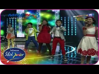 ALL JUNIORS ft. THE VIRGIN - BANG JALI (Denny Cagur) - Spektakuler Show 5 - Indonesian Idol Junior