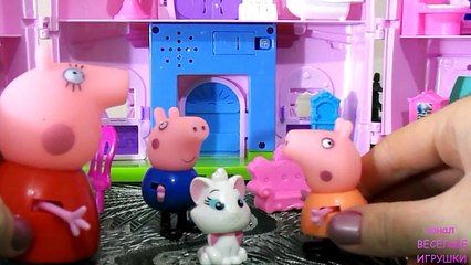 下载视频: Свинка Пеппа Peppa Pig. Свинка Пеппа и котёнок. Выпуск #3 Мультфильм с игрушками