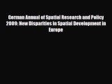 [PDF] German Annual of Spatial Research and Policy 2009: New Disparities in Spatial Development