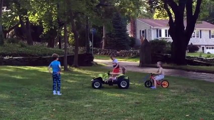 Young Boy Gets Run Over By Toy Car