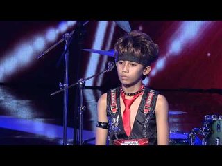 Cool Drummer Kid from Rachzonja Adhy Kirana Putra - AUDITION 7 - Indonesia's Got Talent [HD]