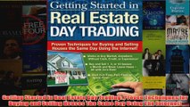 Download PDF  Getting Started in Real Estate Day Trading Proven Techniques for Buying and Selling FULL FREE