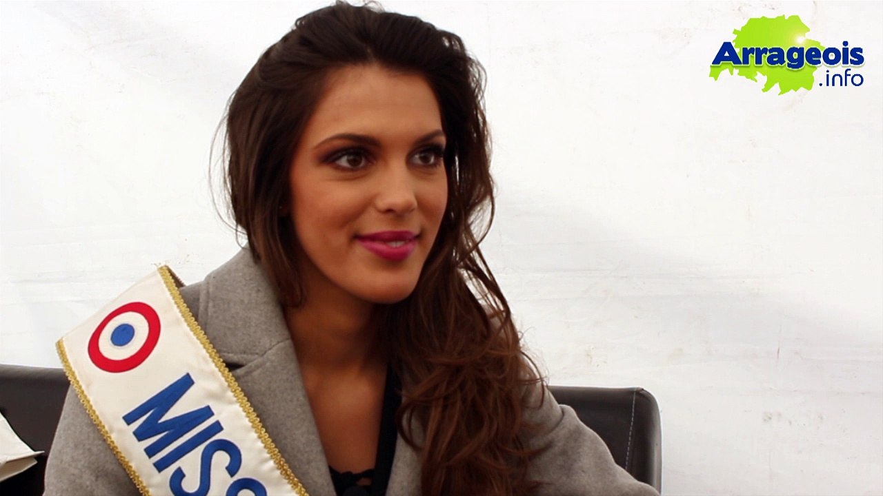 Interview - Iris Mittenaere, Miss France 2016, en visite à Arras