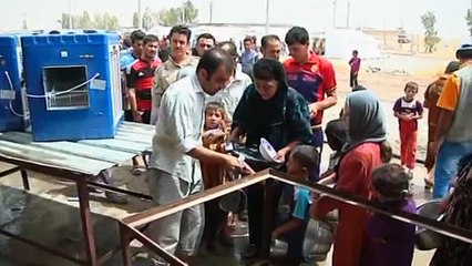 IŞİD’den kaçan sığınmacıları bu kez fırtına vurdu