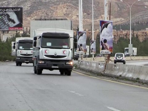 Syrie: des convois d'aide humanitaire ont pénétré dans des villes assiégées