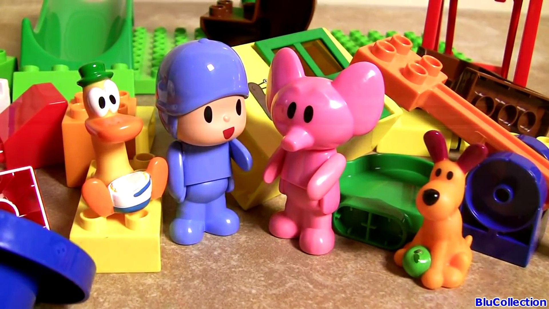 Pocoyo Blocks TreeHouse at the Park Block Labo Parque Casa del Árbol Bloques con Tobogán Baby Toys - video dailymotion