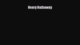 PDF Henry Hathaway Free Books