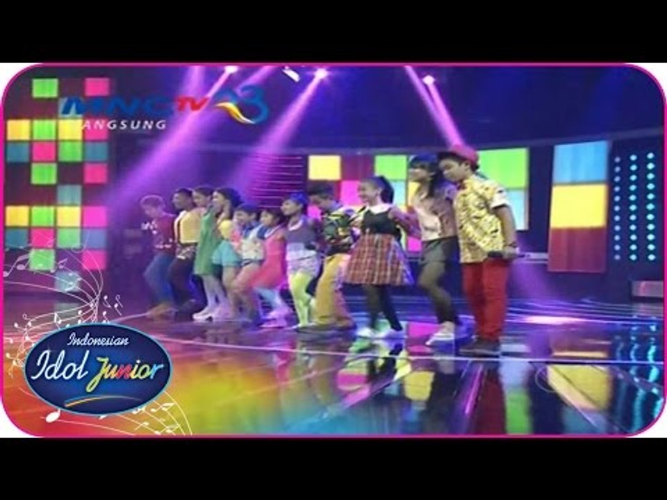 ALL JUNIORS - CERIA (J Rock) - Spektakuler Show 4 - Indonesian Idol Junior