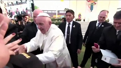 Le pape François se met en colère
