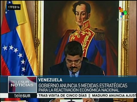 Venezuela anuncia 6 acciones estratégicas para reactivar la economía