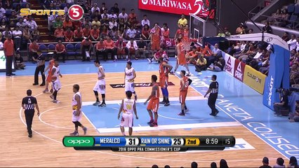 MERALCO VS. RAIN OR  SHINE - Q2 - Commissioner's Cup 2016