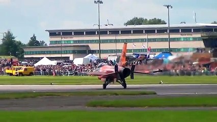 Wicked Dutch F-16 Display At Waddington 2012.