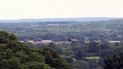 Wicked Low Flying Chinook Helicopter Pilot, Dunsfold.