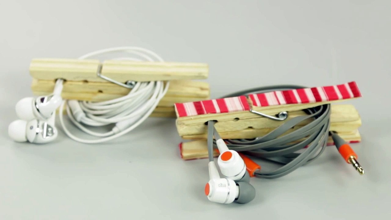 Как сделать органайзер для наушников своими руками-