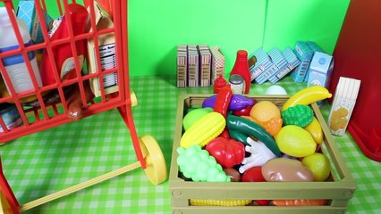 Just Like Home Mega Grocery Playset Supermarket Game Juego de Supermercado Toy Food