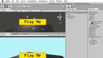 Unity3D -- GUITexture & Mouse Events