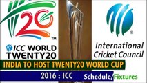 How to Download T20 World Cup 2016 Schedule, Fixtures, Time Table & Calendar