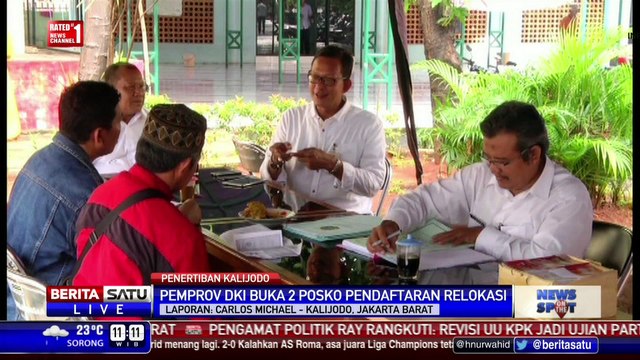 40 KK di Kalijodo Sudah Mendaftar di Pos Relokasi