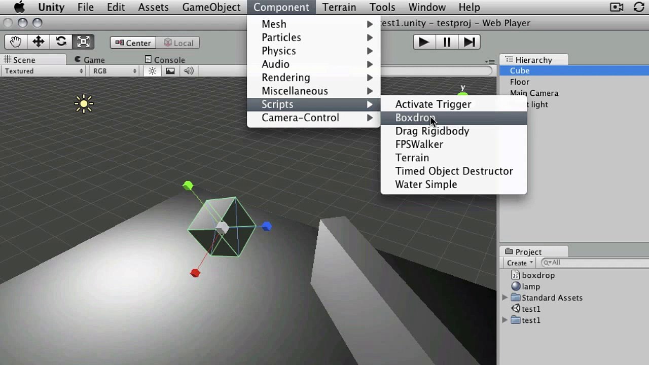 Unity3D-- Basic collisions