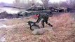 Ополченцы ДНР обстреливают из АГС силы АТО / Militias shoot from AGS