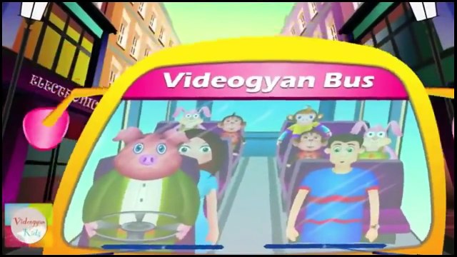 Развивающий Мультфильм для детей Песенка - английский Язык – автобус песня - Караоке для детей