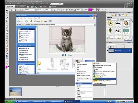 Combining Two Pictures Together on Photoshop