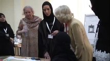 The Duchess of Cornwall visits the Bab Rizq Jameel Centre in Saudi