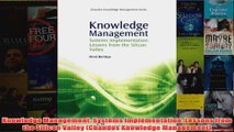 Download PDF  Knowledge Management Systems Implementation Lessons from the Silicon Valley Chandos FULL FREE