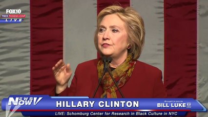 Hillary Clinton s'étouffe en plein discours et ne peut plus parler