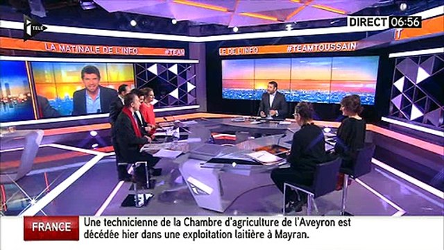 Bruce Toussaint revient avec humour sur l'arrestation de Léa Salamé - Regardez