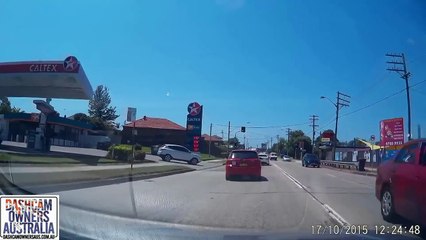 Truck rear ends car - Canterbury Rd N.S.W