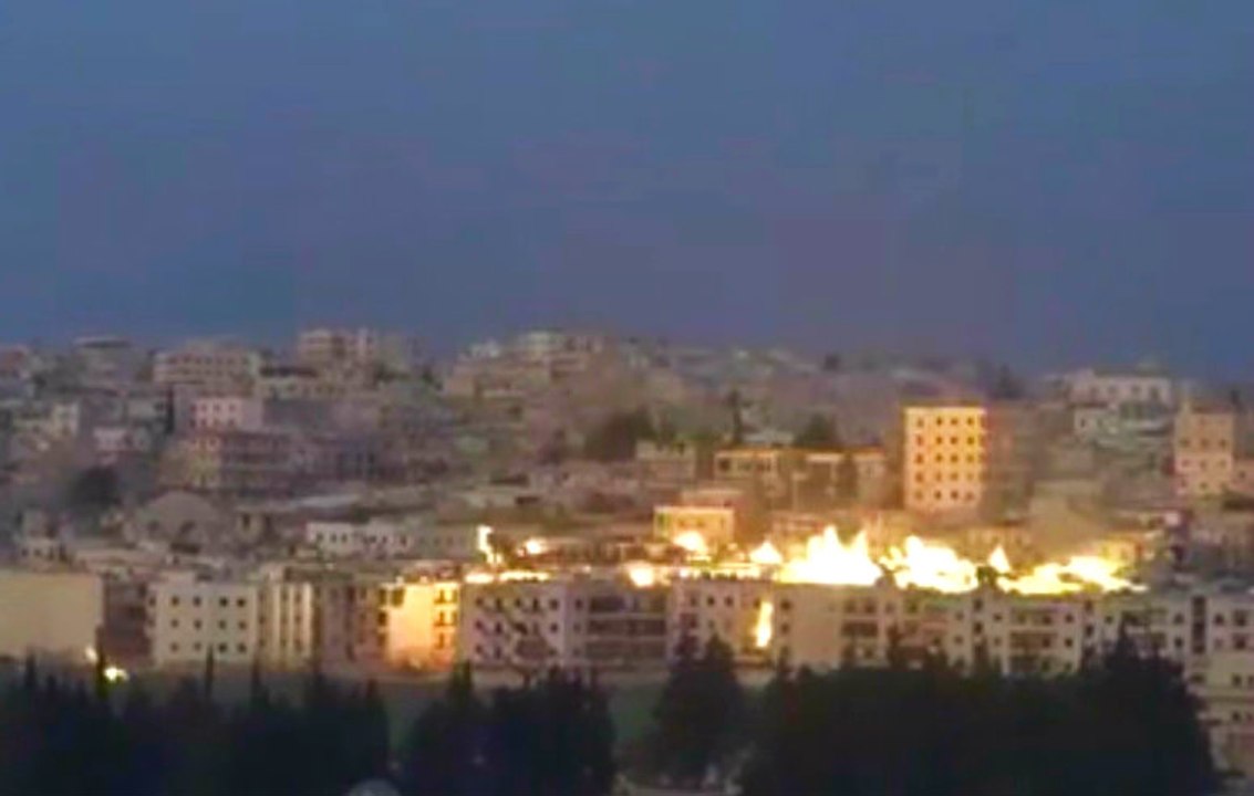 Russian Fighter Jets Dropping Cluster Bombs In Syria